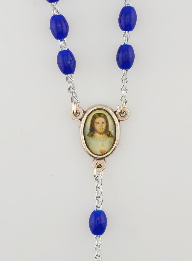 Rosario de la Divina Misericordia - Azul (pic 4)