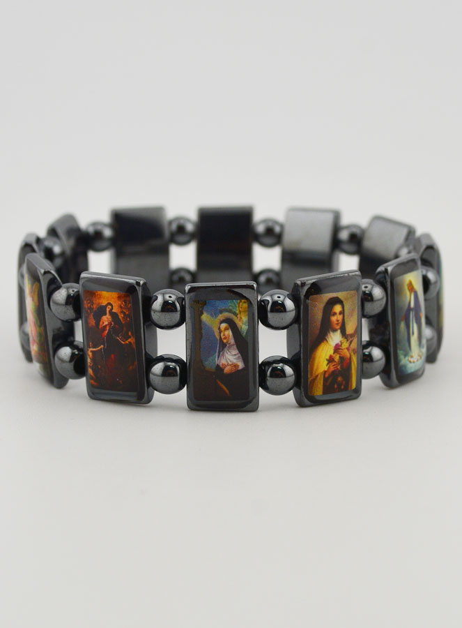 Pulsera de los Santos Protectores - Hematita Negra (pic 3)