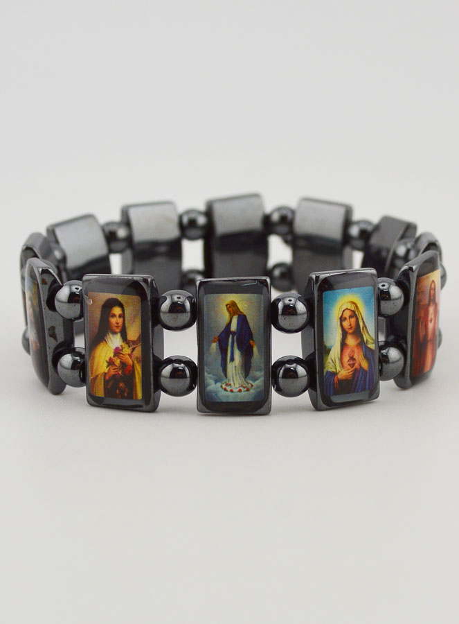 Pulsera de los Santos Protectores - Hematita Negra (pic 4)
