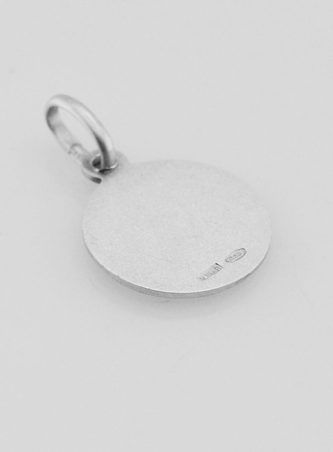 Medalla Santa Teresa de Plata de Ley - 12mm (pic 4)