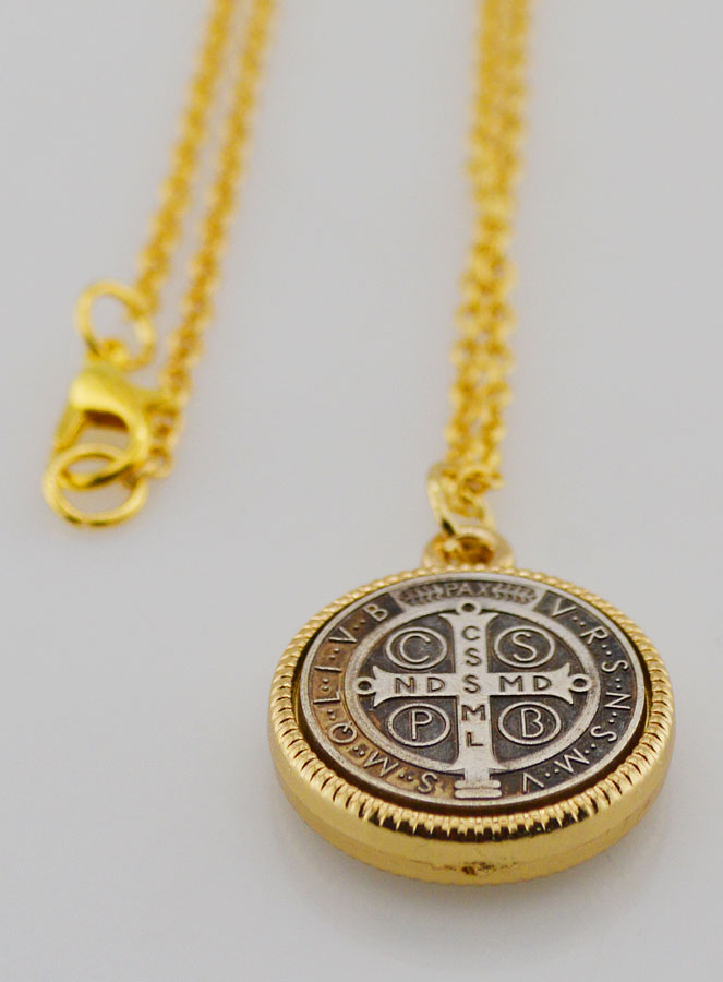 Medalla de San Benito + Cadena (pic 4)