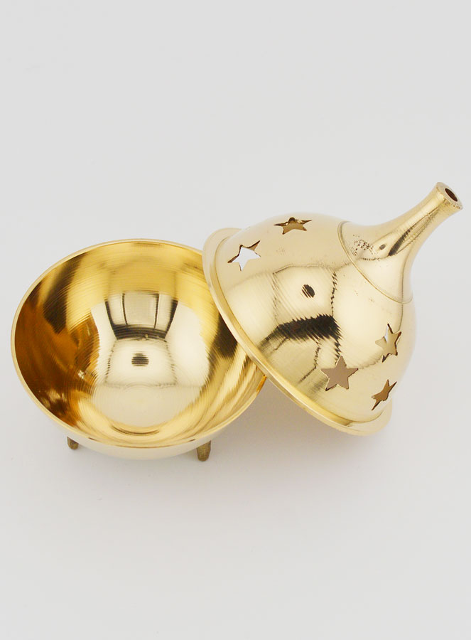 Inciensario de iglesia - Quemador de incienso con base - 9cm (pic 3)