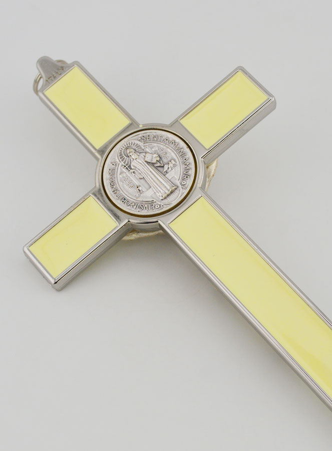 Cruz de San Benito 20cm - Metal Fluorescente (pic 4)