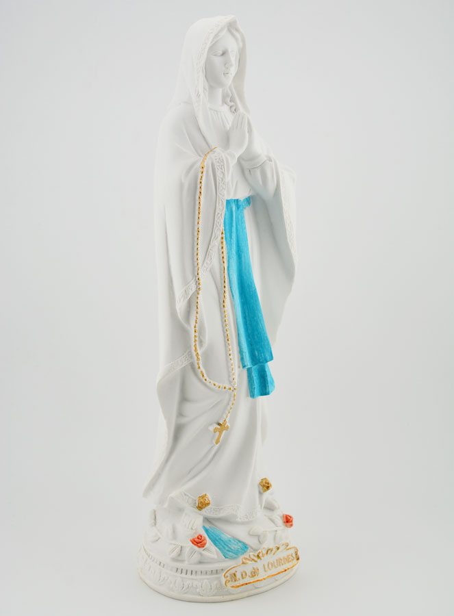 Estatuilla Nuestra Señora de Lourdes y su Rosario - 30 cm (pic 3)