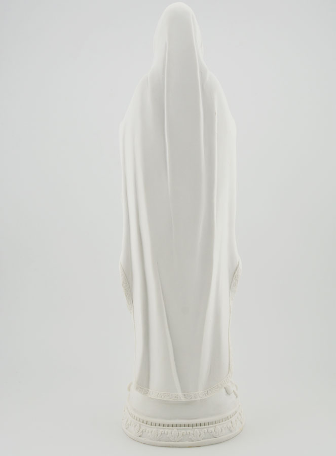 Estatuilla Nuestra Señora de Lourdes y su Rosario - 30 cm (pic 4)
