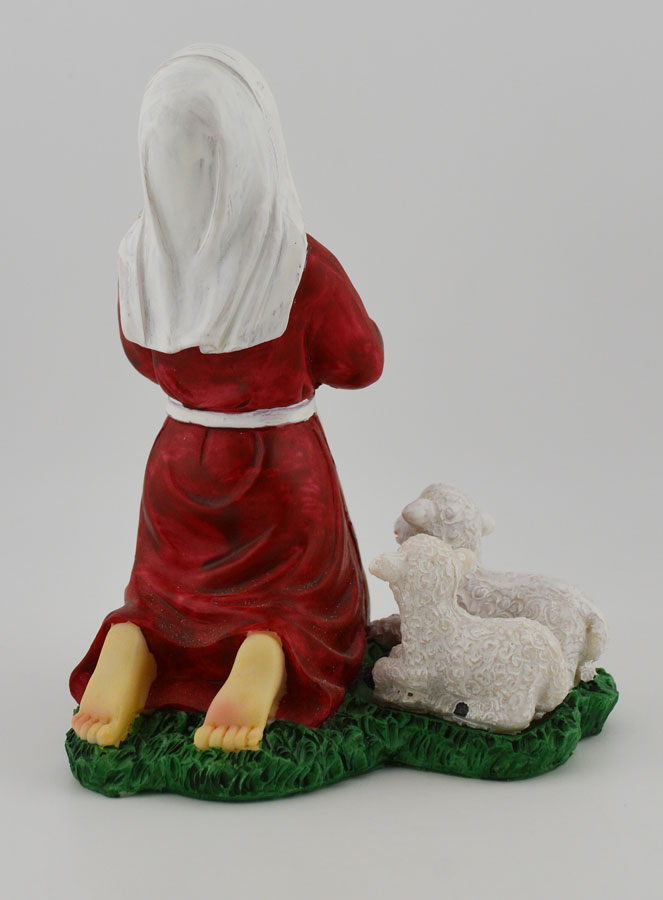 Estatuilla de Santa Bernadette Soubirous - 15 cm (pic 4)