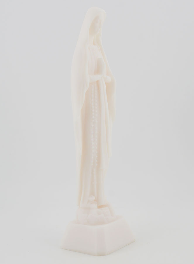 Estatuilla Nuestra Señora de Lourdes de Alabastro - 16 cm (pic 3)