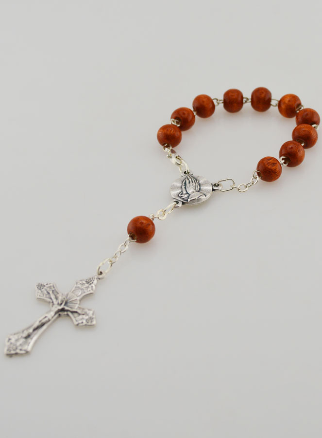 Pulsera Rosario Decena de Madera (pic 4)