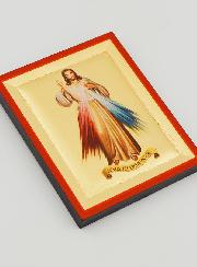 Icono Bizantino Cristo Misericordioso Pintado a Mano - 8 cm