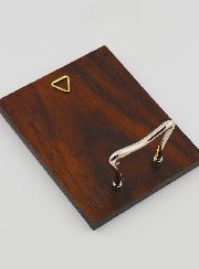 Icono Bizantino Virgen Milagrosa Pintado a Mano - 8cm