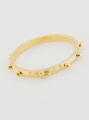 Anillo Religioso Decena Dorado - Talla 64