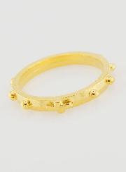 Anillo Religioso Decena Dorado - Talla 54