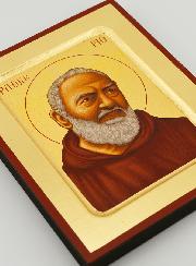 Ícone Bizantino Santo Padre Pio – 18 cm
