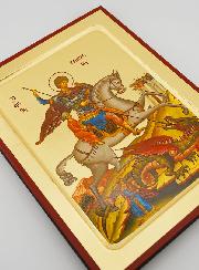 Icono Bizantino San Jorge - 23 cm