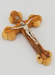 Crucifixo Ortodoxa em Madeira de Oliveira - 13 cm