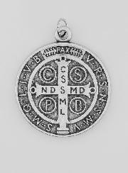 Medalla de San Benito de Metal - 3,6 cm