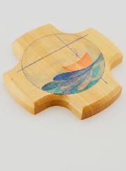 Cruz Infantil de Madera de Arce - La Pesca Milagrosa
