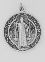 Medalla de San Benito de Metal - 3.6 cm