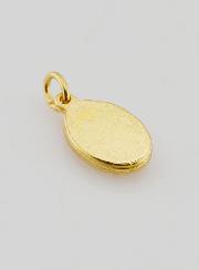 Medalha Santo António de Pádua Dourada - 14 mm