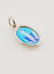 Medalla Virgen Milagrosa Medalla Milagrosa Plateada - 14 mm