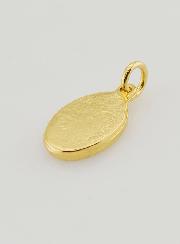 Medalla del Niño Jesús de Praga Dorado - 15 mm