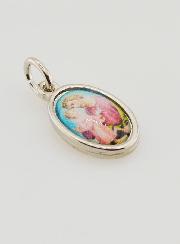 Medalha São José Prateada - 14 mm