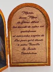 Ícone Díptico Cristo da Divina Misericórdia + Oração