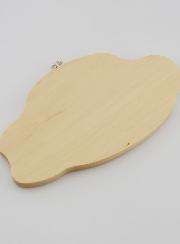 Icono de Madera con Oración Padre Nuestro y Sagrada Familia - 17 cm