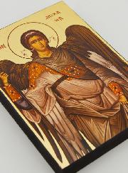 Icono Bizantino San Miguel Arcángel Gris - 12 cm