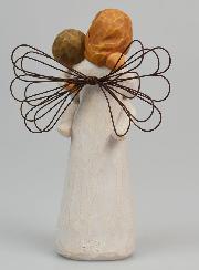 Ángel Willow Tree -  Abrazo del Ángel de la Guarda (Angel's Embrace) - 14 cm,
