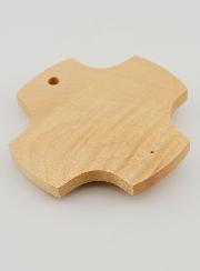 Cruz Infantil de Madera de Arce - Mi Ángel Protector