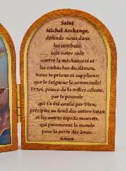 Icono Díptico San Miguel Arcángel + Oración