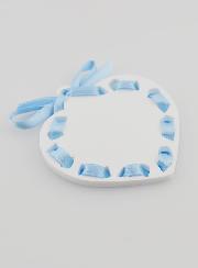Icono Ángel de la Guarda Azul - Regalo de Bautizo Niño - 7 cm,