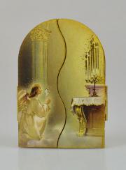 Icono Tríptico San Juan Pablo II - 12 cm