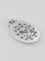 Medalla Milagrosa de Plata de Ley - 21 mm