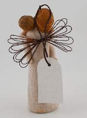 Ángel Willow Tree - Abrazo del Ángel de la Guarda (Angel's Embrace) - 11 cm