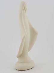 Estatuilla Virgen María Milagrosa Artesanal - Porcelana - 16 cm