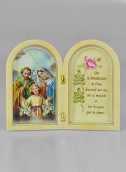 Icono Díptico Sagrada Familia + Oración de Bendición