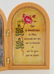 Icono Díptico Ángel Protector + Oración de Bendición