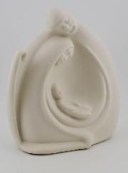 Estatuilla Moderna de la Sagrada Familia - Porcelana - 14 cm
