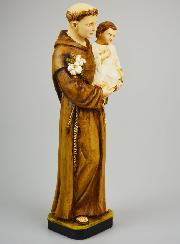 Estátua Santo António de Pádua Pintada à Mão – 30 cm