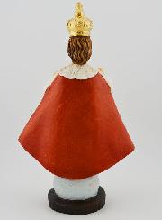 Estatuilla del Niño Jesús de Praga Pintada a Mano - 20 cm