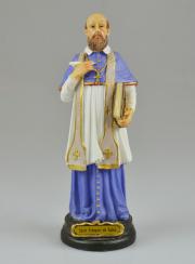 Estatuilla de San Francisco de Sales - 20 cm