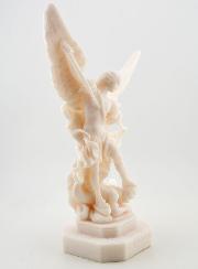 Estátua São Miguel Arcanjo em Alabastro - 23 cm