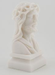Estatuilla Busto Jesucristo Coronado de espinas de Alabastro