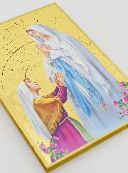 Cuadro Icono Nuestra Señora de Lourdes - 15 cm