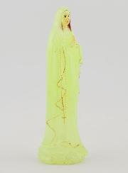 Estátua Virgem Maria de Lourdes Fluorescente – 10 cm