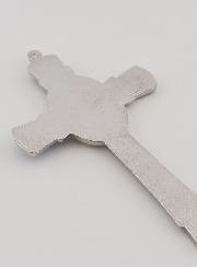 Cruz de Lourdes Azul 10 cm - Medalla de las Apariciones
