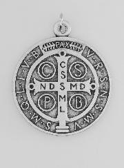 Medalla de San Benito de Metal - 3,6 cm