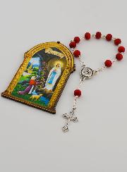 Rosario Decena Niño de Madera e Icono Recuerdo
